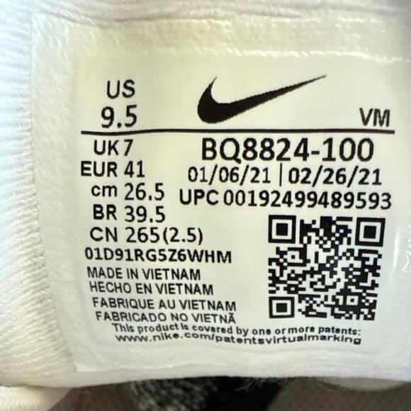 Nike Air Max Sequent 4.5 Running Shoes White Women’s Size 9.5 - Picture 8 of 9